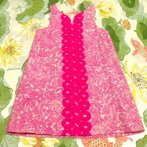 LILLY for Target pink shift dress “See Ya Later”